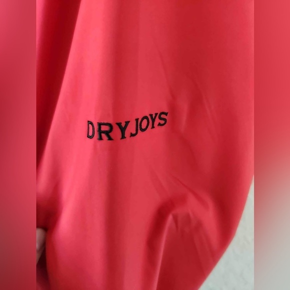 Footjoy Golf Red Light Weight Pullover Jacket Size Med - Picture 5 of 8